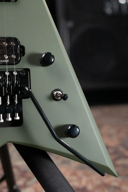 Jackson American Series Rhoads RR24 Electric Guitar - Matte Army Drab with Core Case