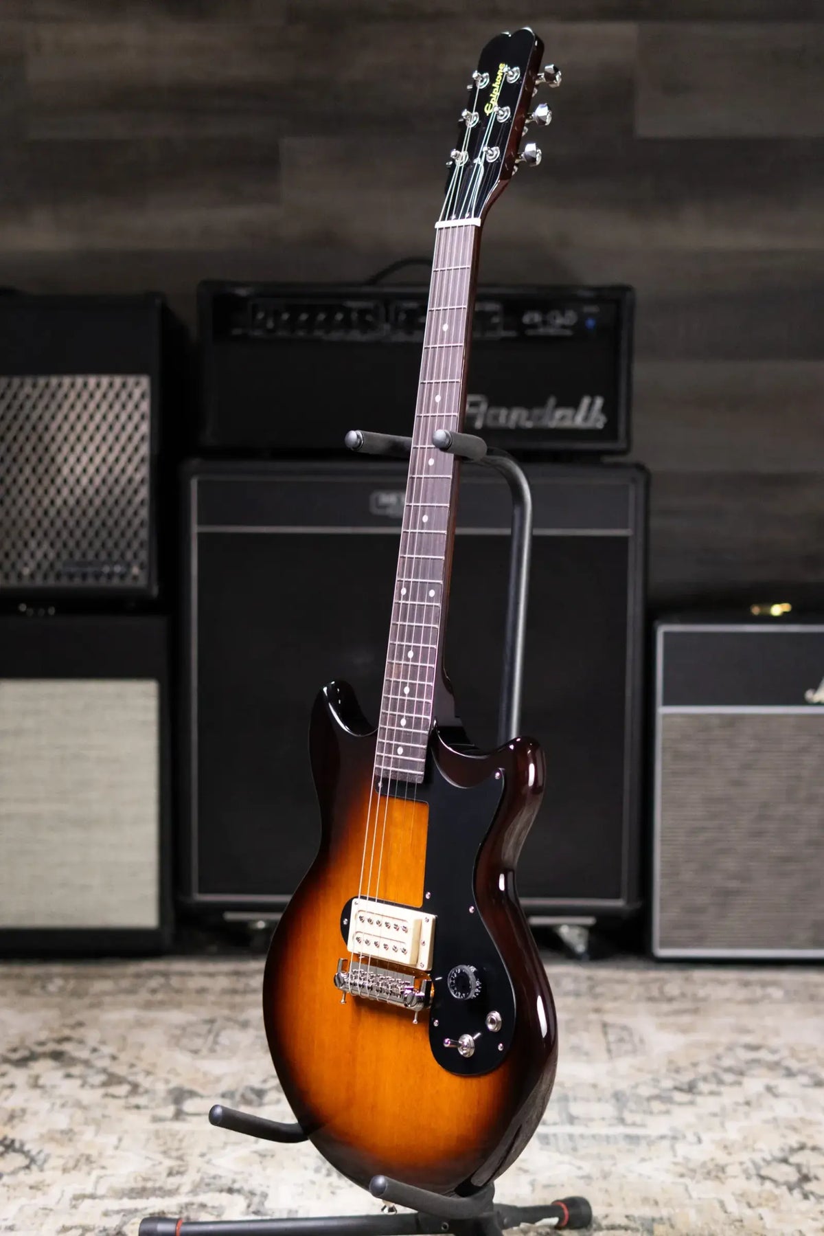 Epiphone Joan Jett Signature Olympic Special Electric Guitar - Vintage Sunburst with Gig Bag