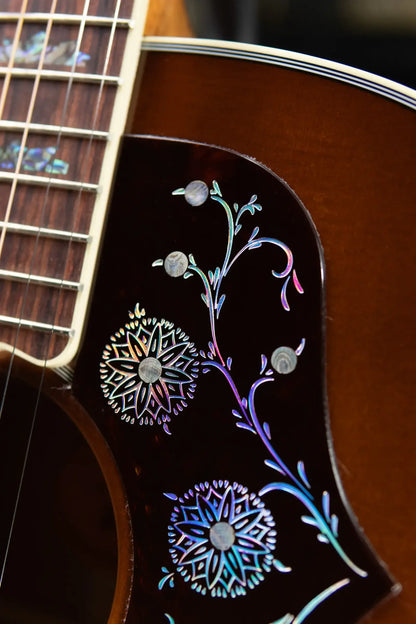Gibson SJ-200 Elegant Koa Acoustic/Electric Guitar - Honey Burst with Hardshell Case
