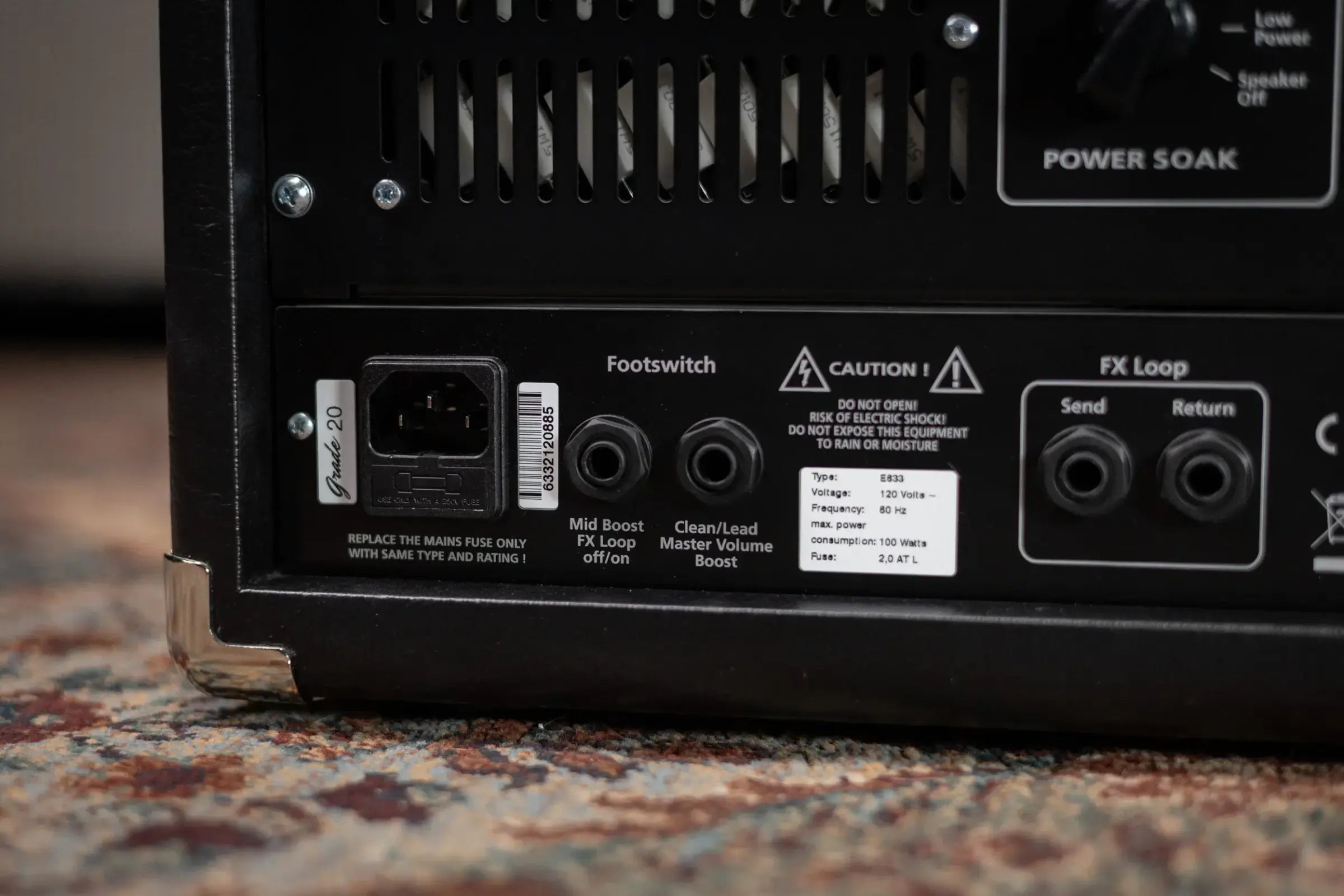 ENGL Fireball 25 E633 2-Channel 25 Watt Guitar Tube Amp Head - Black - Used