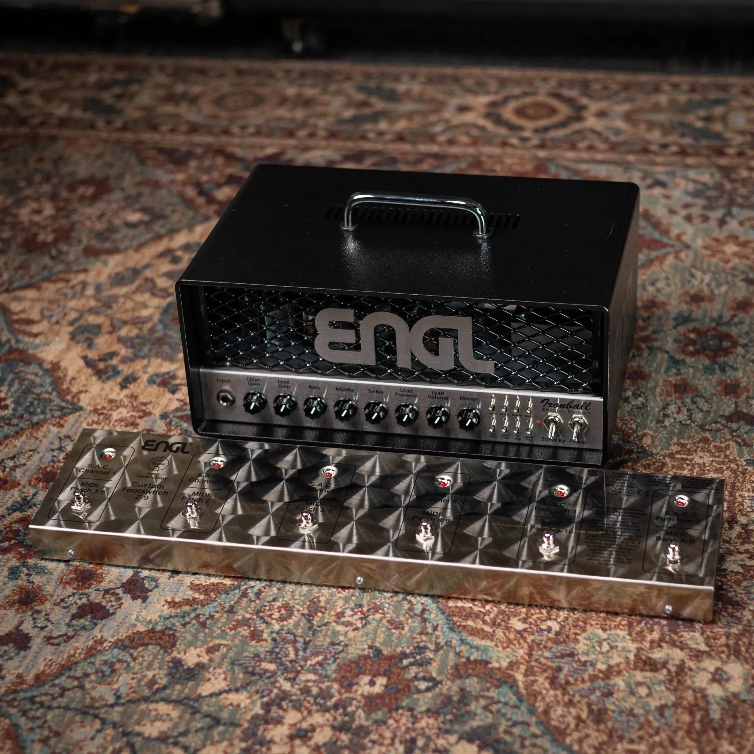 ENGL Ironball Special Edition E606SE 20 Watt Amp Head with Custom Z-9 Footswitch - Used