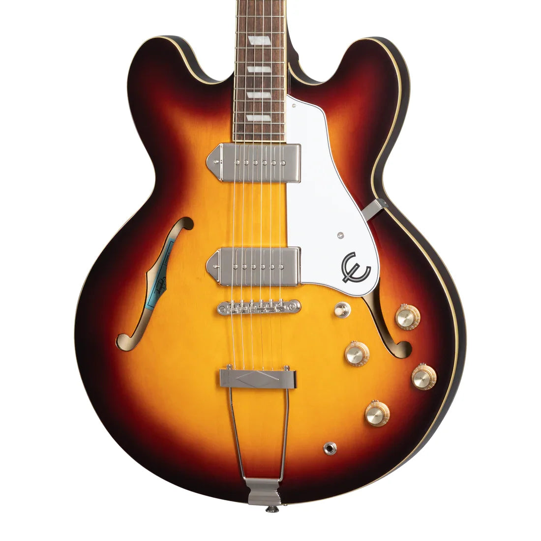 Epiphone Casino Hollowbody Electric Guitar - Vintage Sunburst with Gig Bag