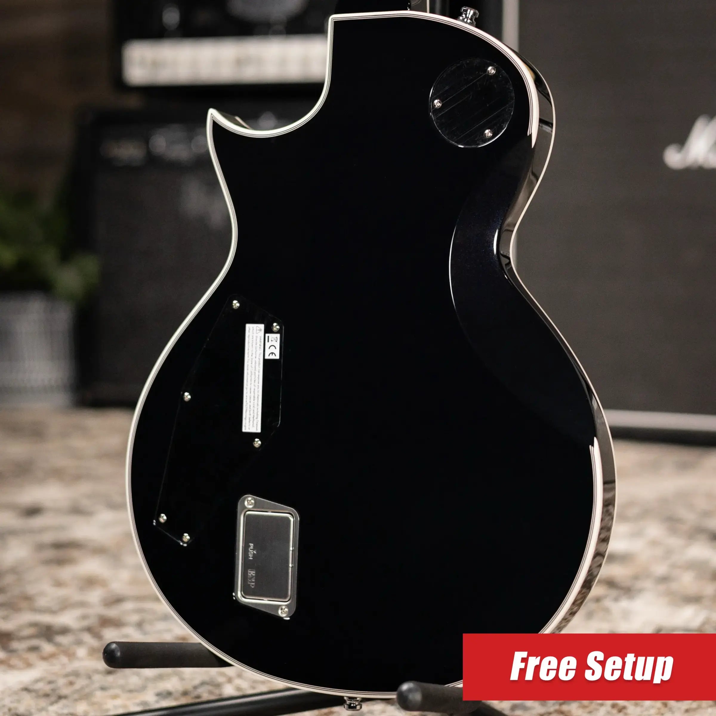 ESP Custom Shop Eclipse Electric Guitar - Purple Peel with Hardshell Case