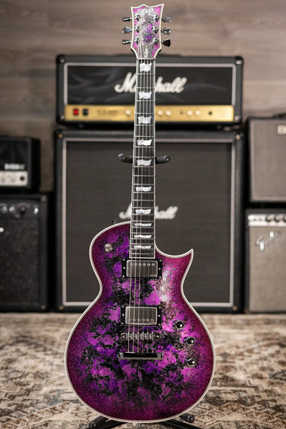 ESP Custom Shop Eclipse Electric Guitar - Purple Peel with Hardshell Case