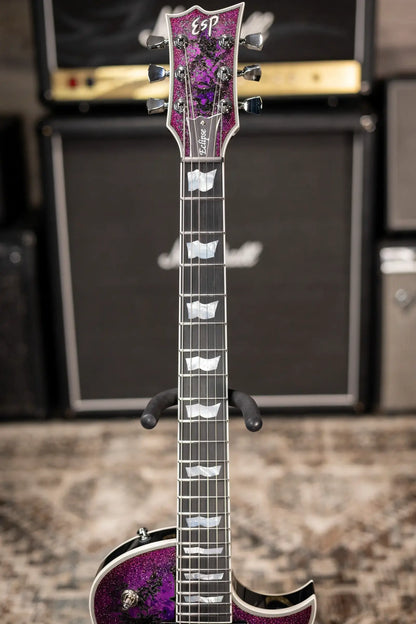 ESP Custom Shop Eclipse Electric Guitar - Purple Peel with Hardshell Case