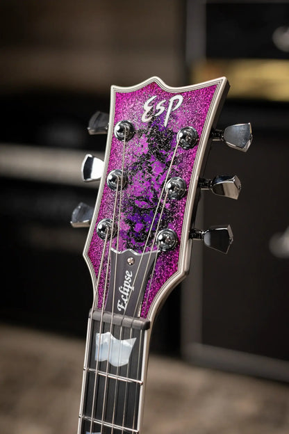 ESP Custom Shop Eclipse Electric Guitar - Purple Peel with Hardshell Case
