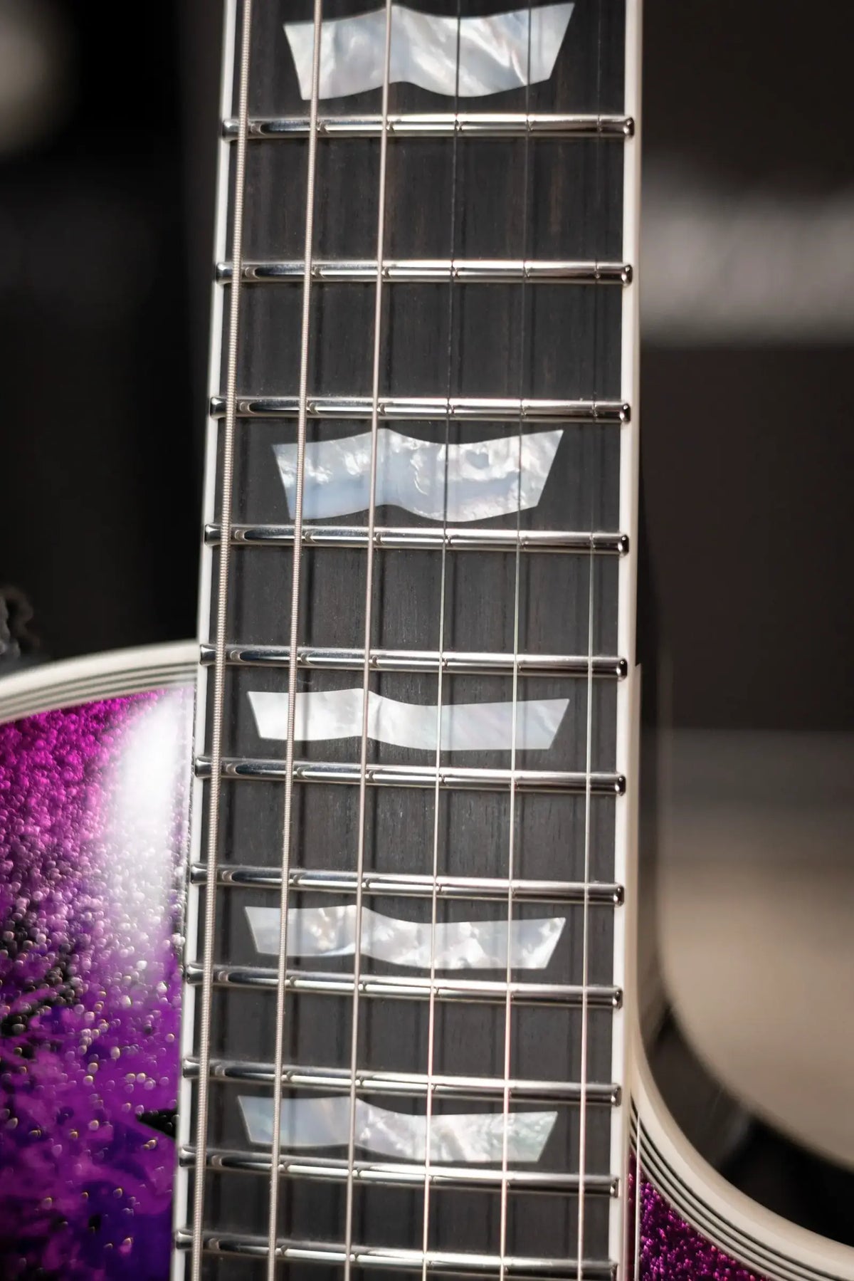 ESP Custom Shop Eclipse Electric Guitar - Purple Peel with Hardshell Case