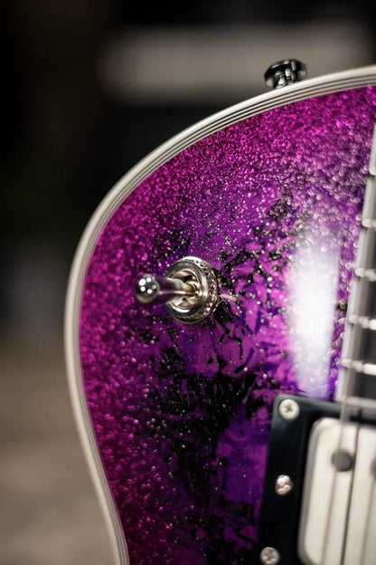 ESP Custom Shop Eclipse Electric Guitar - Purple Peel with Hardshell Case