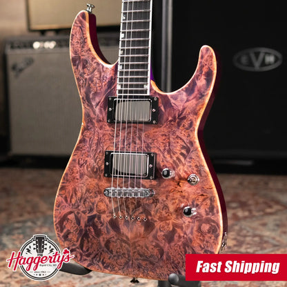 ESP Custom Shop USA Limited Edition Horizon II Electric Guitar - Pink Carmine with Hardshell Case