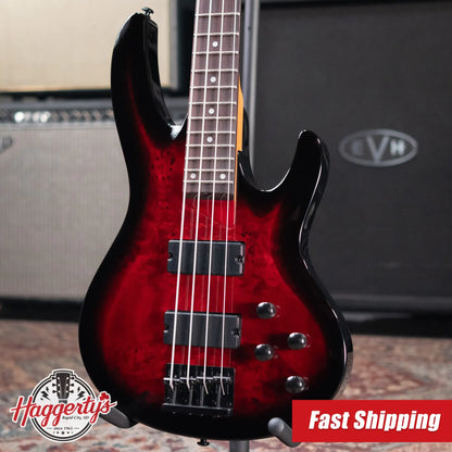 ESP LTD B-204DX Electric Bass - Red Burst