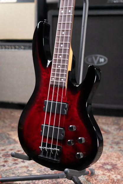 ESP LTD B-204DX Electric Bass - Red Burst