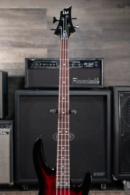 ESP LTD B-204DX Electric Bass - Red Burst