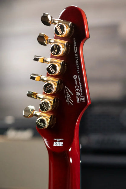 ESP LTD Caleb Shomo CS-II Phoenix Signature Electric Guitar - Vintage Natural with Hardshell Case