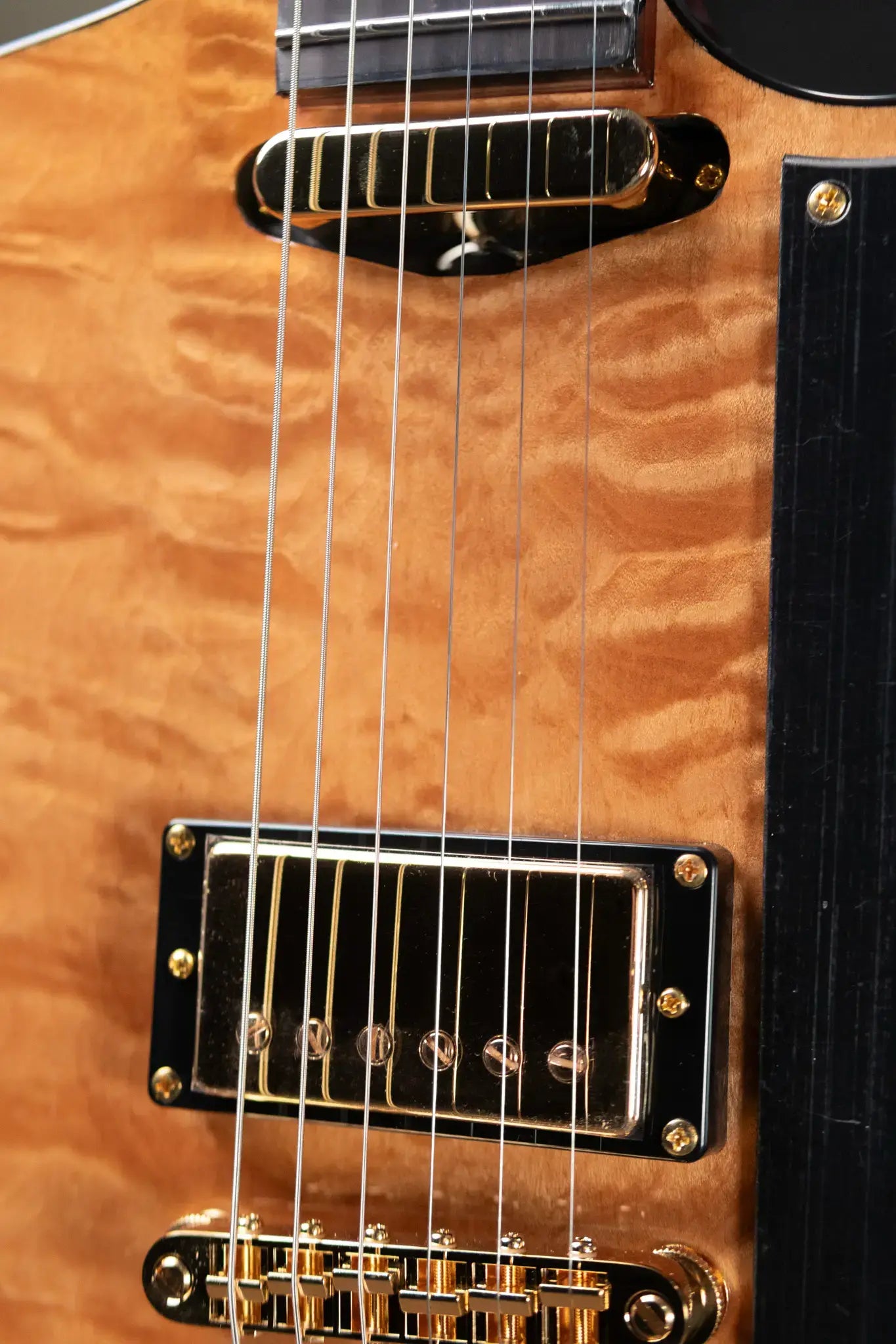 ESP LTD Caleb Shomo CS-II Phoenix Signature Electric Guitar - Vintage Natural with Hardshell Case