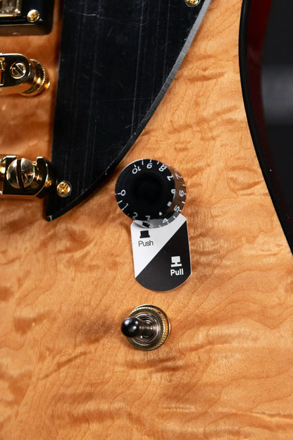 ESP LTD Caleb Shomo CS-II Phoenix Signature Electric Guitar - Vintage Natural with Hardshell Case