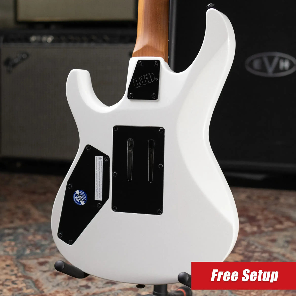 ESP LTD Deluxe MV-1000 Maverick Electric Guitar - Pearl White