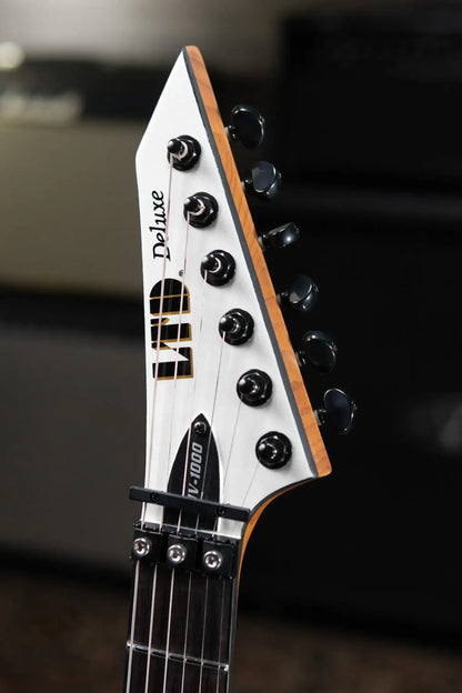 ESP LTD Deluxe MV-1000 Maverick Electric Guitar - Pearl White