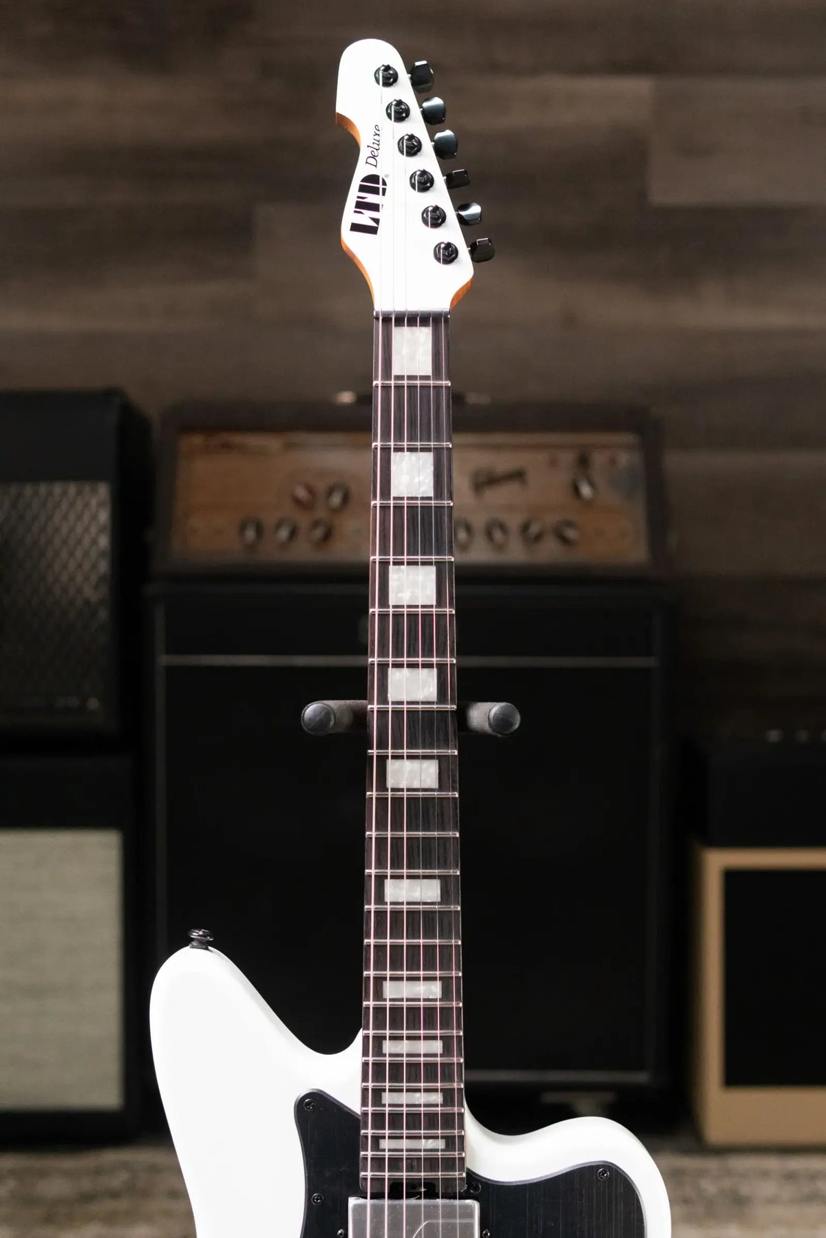 ESP LTD Deluxe XJ-2 HT Electric Guitar - Snow White