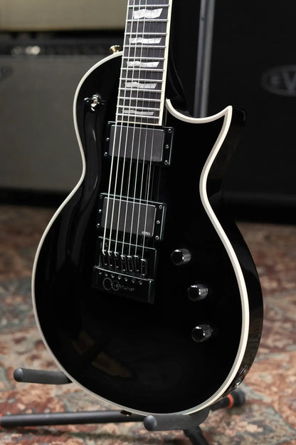 ESP LTD EC-1007ET Deluxe 7-String Electric Guitar - Black with Gig Bag - Used