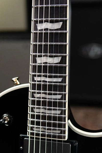 ESP LTD EC-1007ET Deluxe 7-String Electric Guitar - Black with Gig Bag - Used