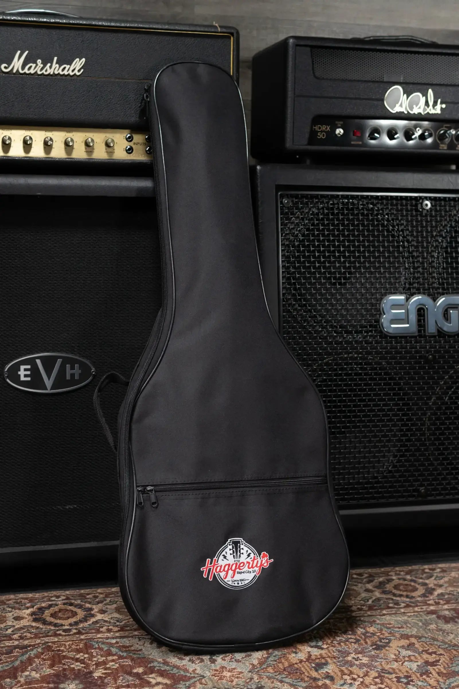 ESP LTD EC-1007ET Deluxe 7-String Electric Guitar - Black with Gig Bag - Used