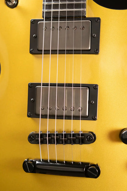 ESP LTD EC-2025 50th Anniversary Electric Guitar - Metallic Gold with Hardshell Case