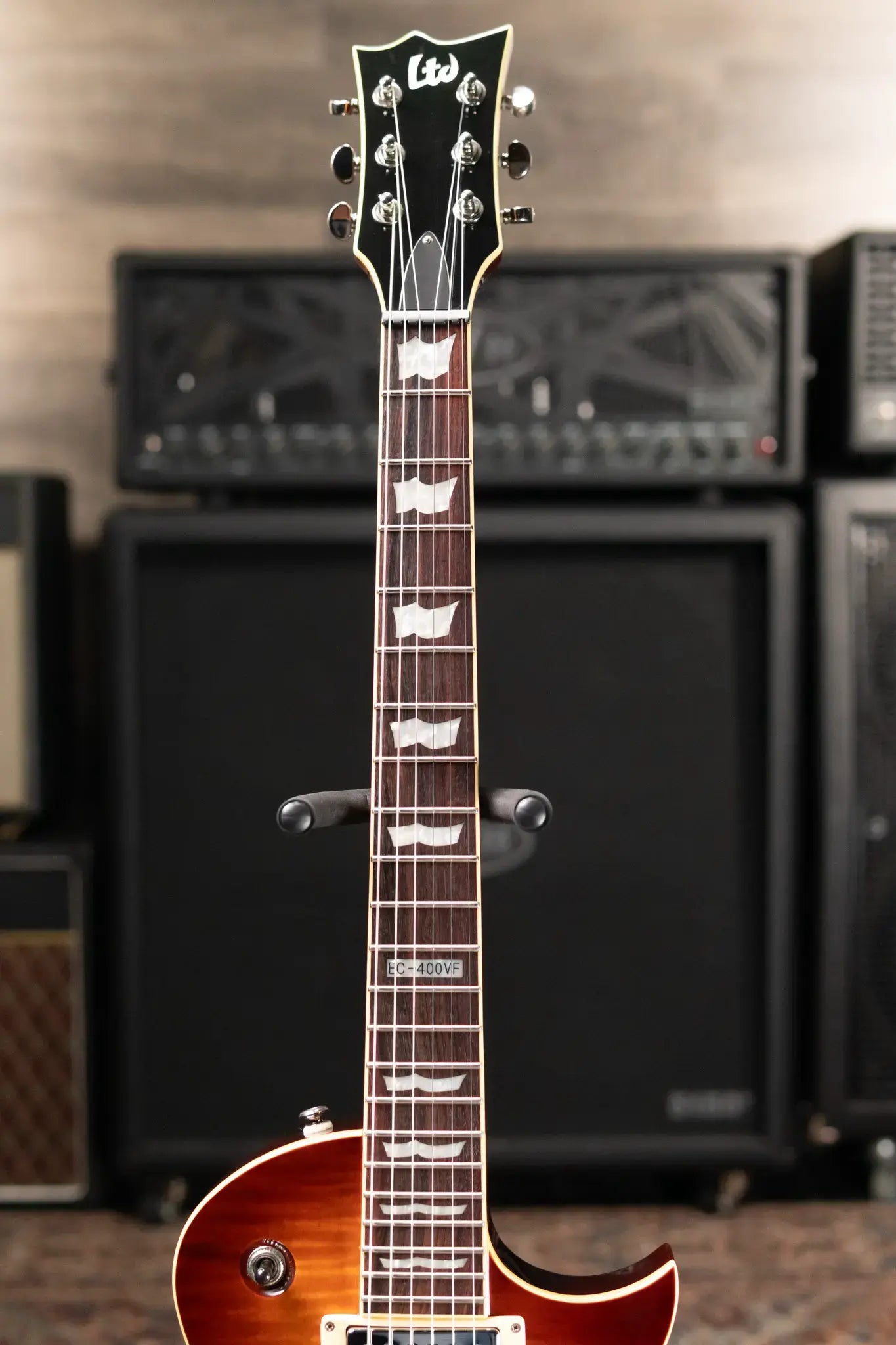 ESP LTD EC-400 VF Electric Guitar in Vintage Sunburst with Hardshell Case - Used