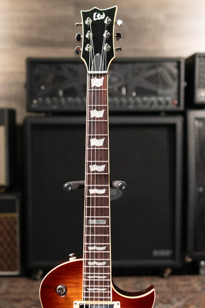 ESP LTD EC-400 VF Electric Guitar in Vintage Sunburst with Hardshell Case - Used