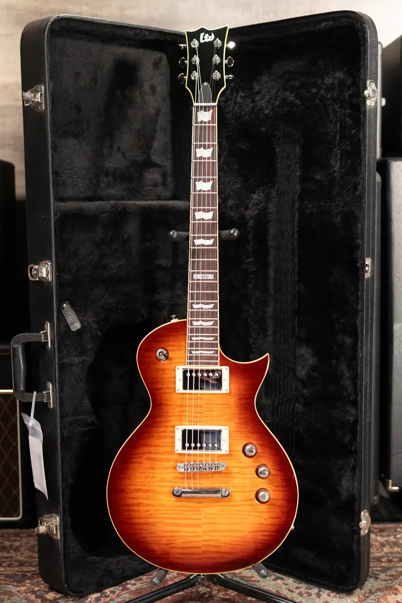 ESP LTD EC-400 VF Electric Guitar in Vintage Sunburst with Hardshell Case - Used