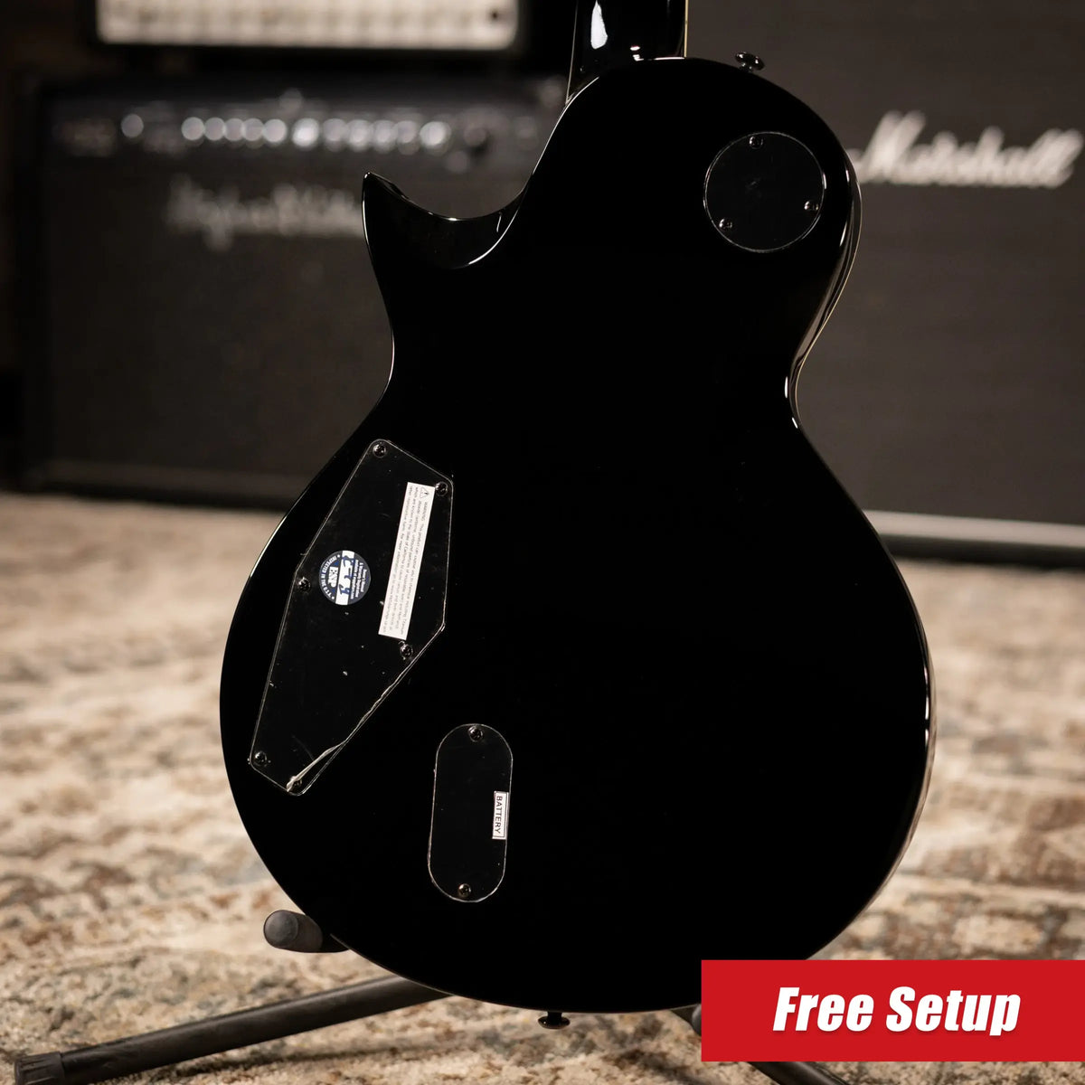 ESP LTD EC-400 QM Electric Guitar - See Thru Black Sunburst