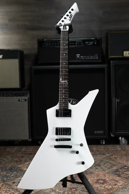 ESP LTD James Hetfield Signature Snakebyte Electric Guitar - Snow White with Hardshell Case