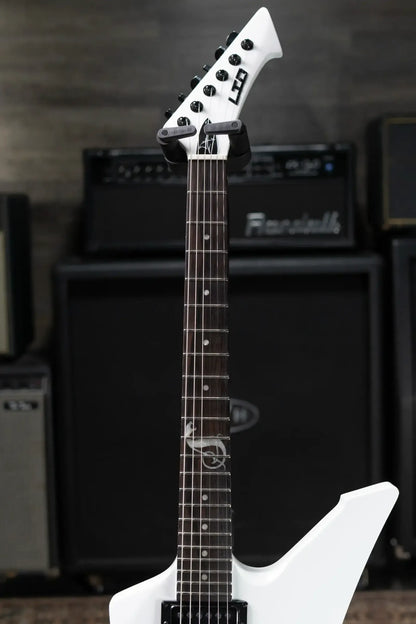 ESP LTD James Hetfield Signature Snakebyte Electric Guitar - Snow White with Hardshell Case
