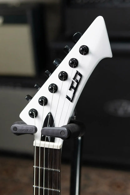 ESP LTD James Hetfield Signature Snakebyte Electric Guitar - Snow White with Hardshell Case