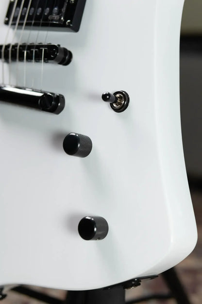 ESP LTD James Hetfield Signature Snakebyte Electric Guitar - Snow White with Hardshell Case