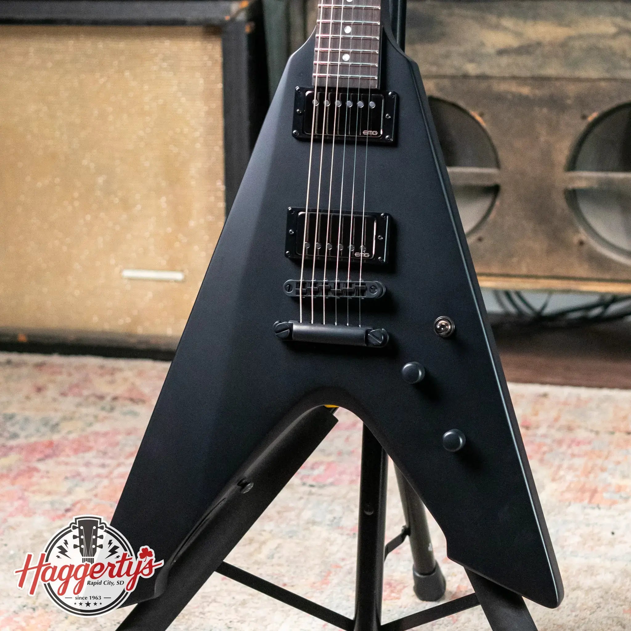 ESP LTD James Hetfield Signature Vulture Electric Guitar - Black