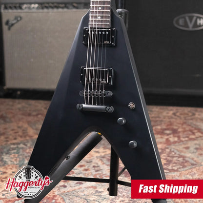 ESP LTD James Hetfield Signature Vulture Electric Guitar - Black with Hardshell Case