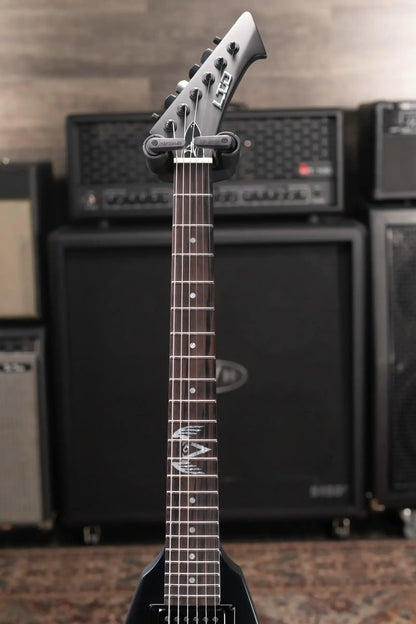 ESP LTD James Hetfield Signature Vulture Electric Guitar - Black with Hardshell Case