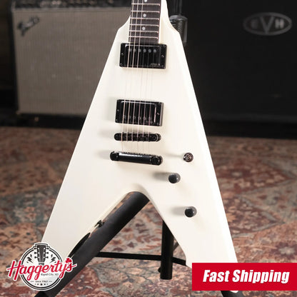 ESP LTD James Hetfield Signature Vulture Electric Guitar - Olympic White with Hardshell Case