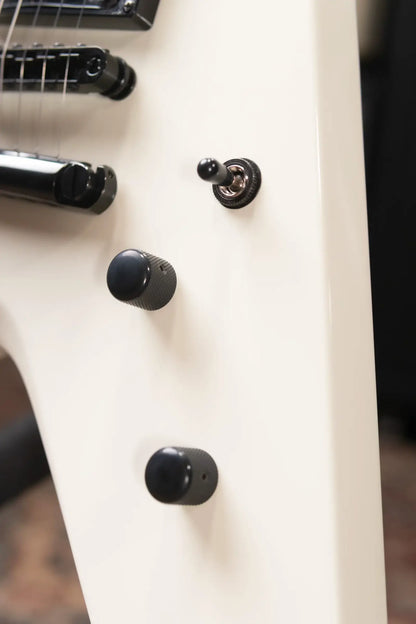 ESP LTD James Hetfield Signature Vulture Electric Guitar - Olympic White with Hardshell Case