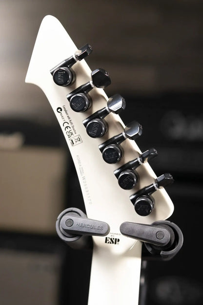 ESP LTD James Hetfield Signature Vulture Electric Guitar - Olympic White with Hardshell Case