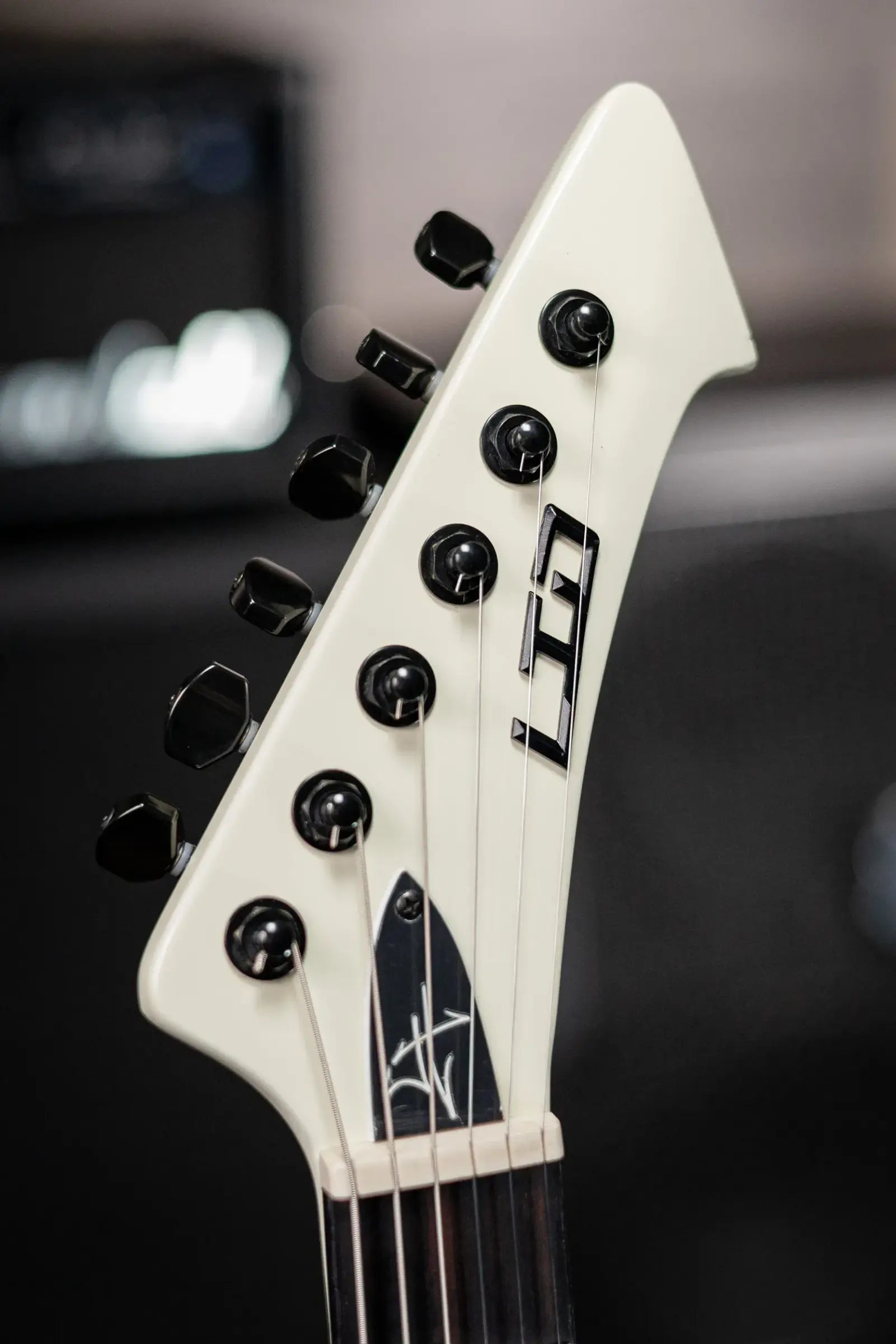 ESP LTD James Hetfield Signature Vulture Electric Guitar - Olympic White with Hardshell Case - Used