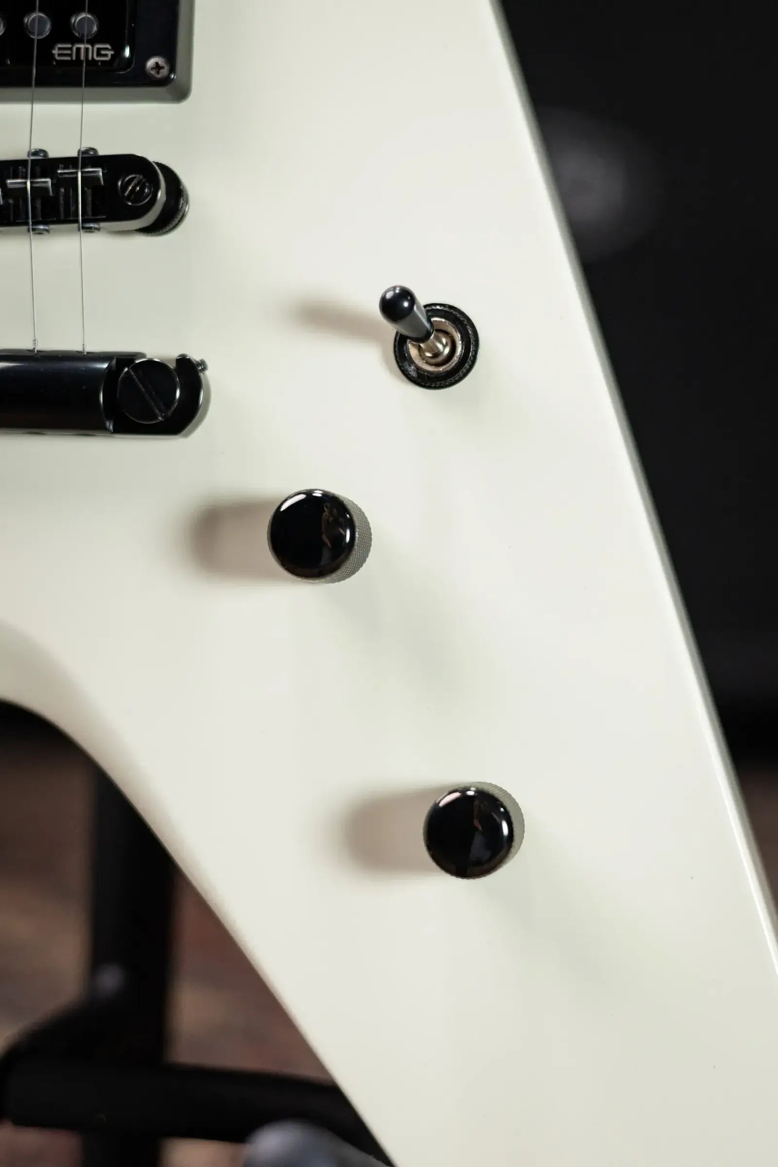 ESP LTD James Hetfield Signature Vulture Electric Guitar - Olympic White with Hardshell Case - Used