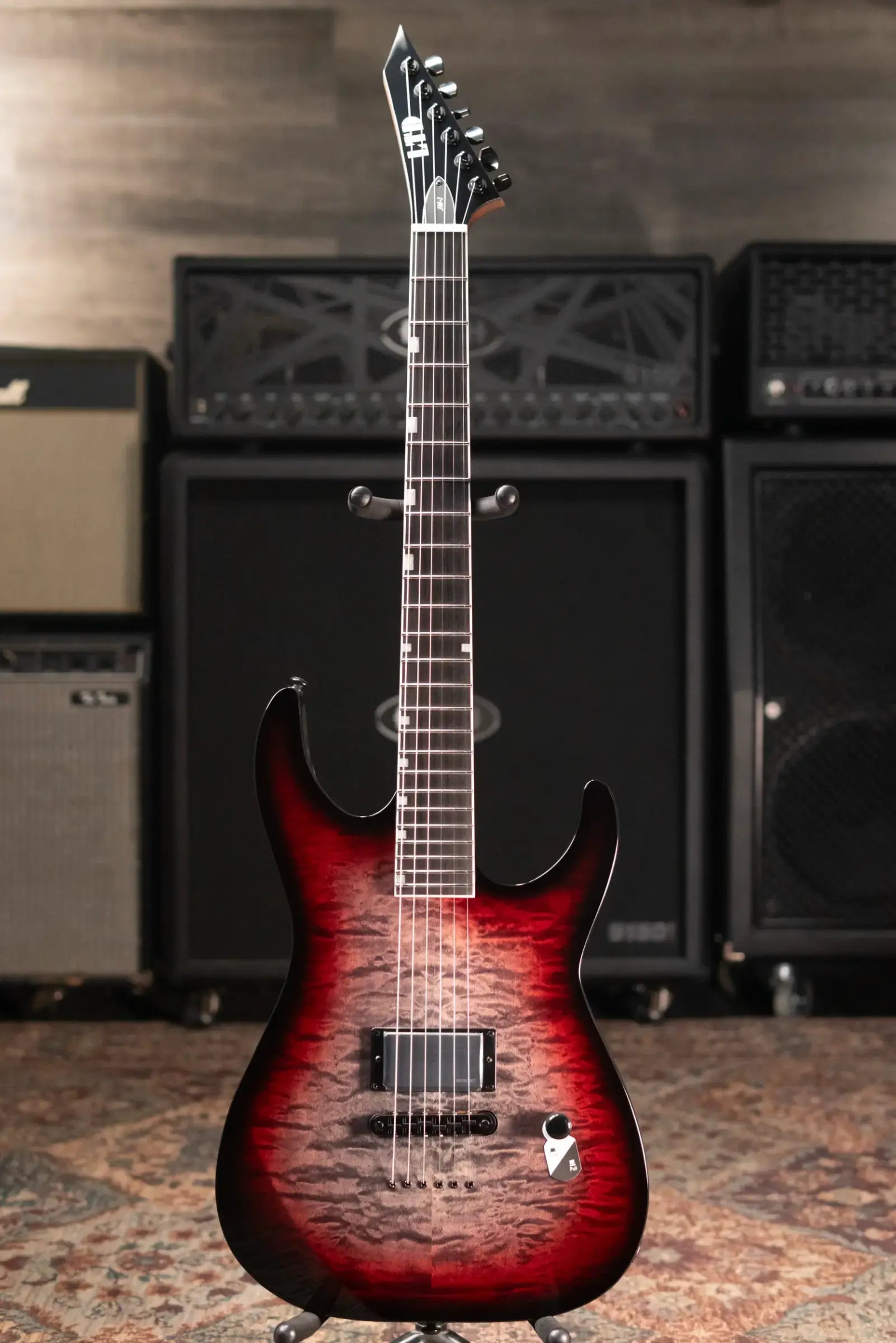ESP LTD Josh Middleton Signature JM-1 Electric Guitar - Deep Blood Moon with Hardshell Case