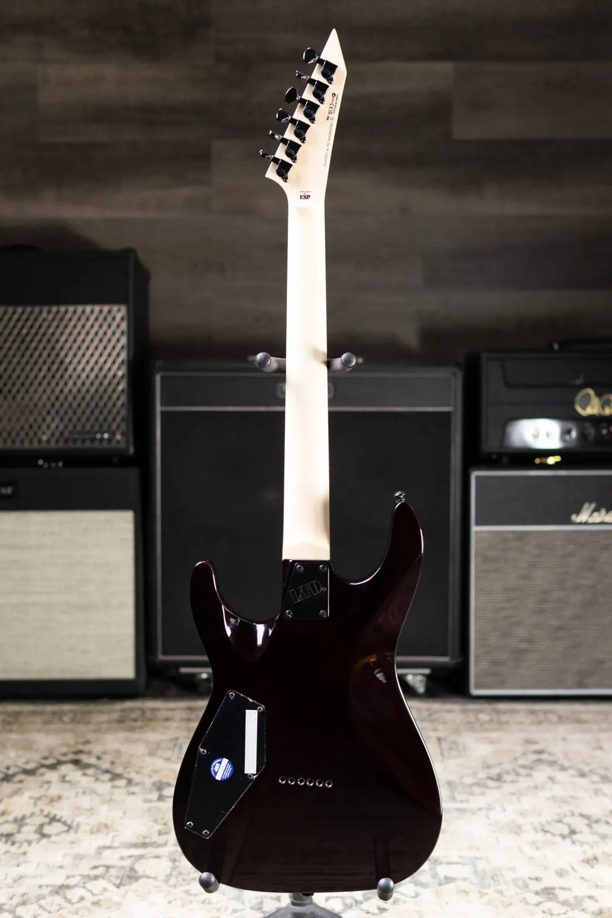 ESP LTD MH-200HT Electric Guitar - Dark Brown Sunburst