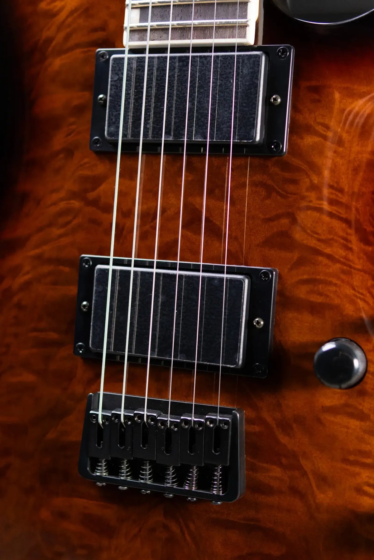 ESP LTD MH-200HT Electric Guitar - Dark Brown Sunburst