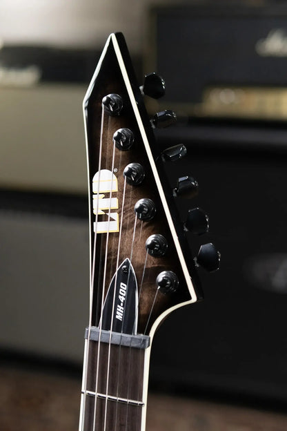 ESP LTD MH-400HT/QM Electric Guitar - See Thru Black Sunburst