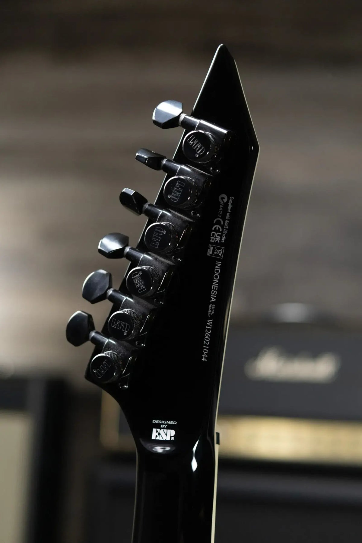 ESP LTD MH-400HT/QM Electric Guitar - See Thru Black Sunburst