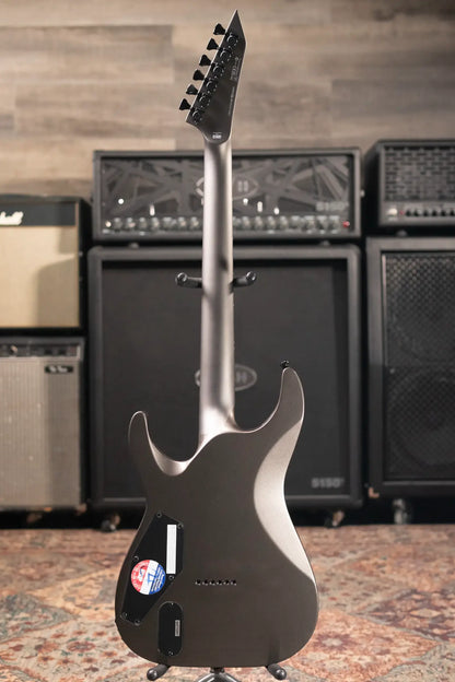 ESP LTD MT-I Mick Thomson Signature Electric Guitar - Obsidian Metallic  with Hardshell Case
