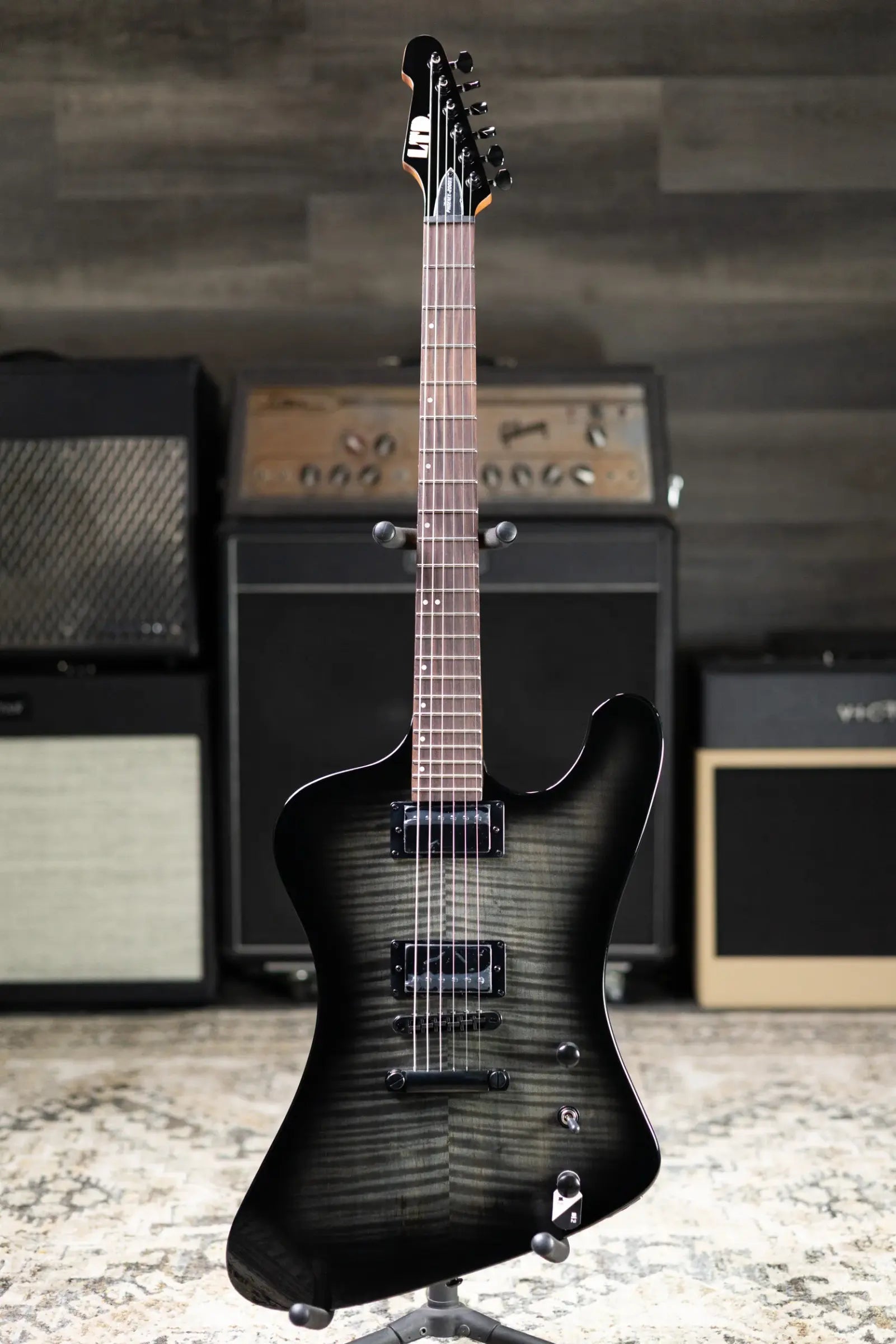 ESP LTD Phoenix-200DX Electric Guitar - Black Burst