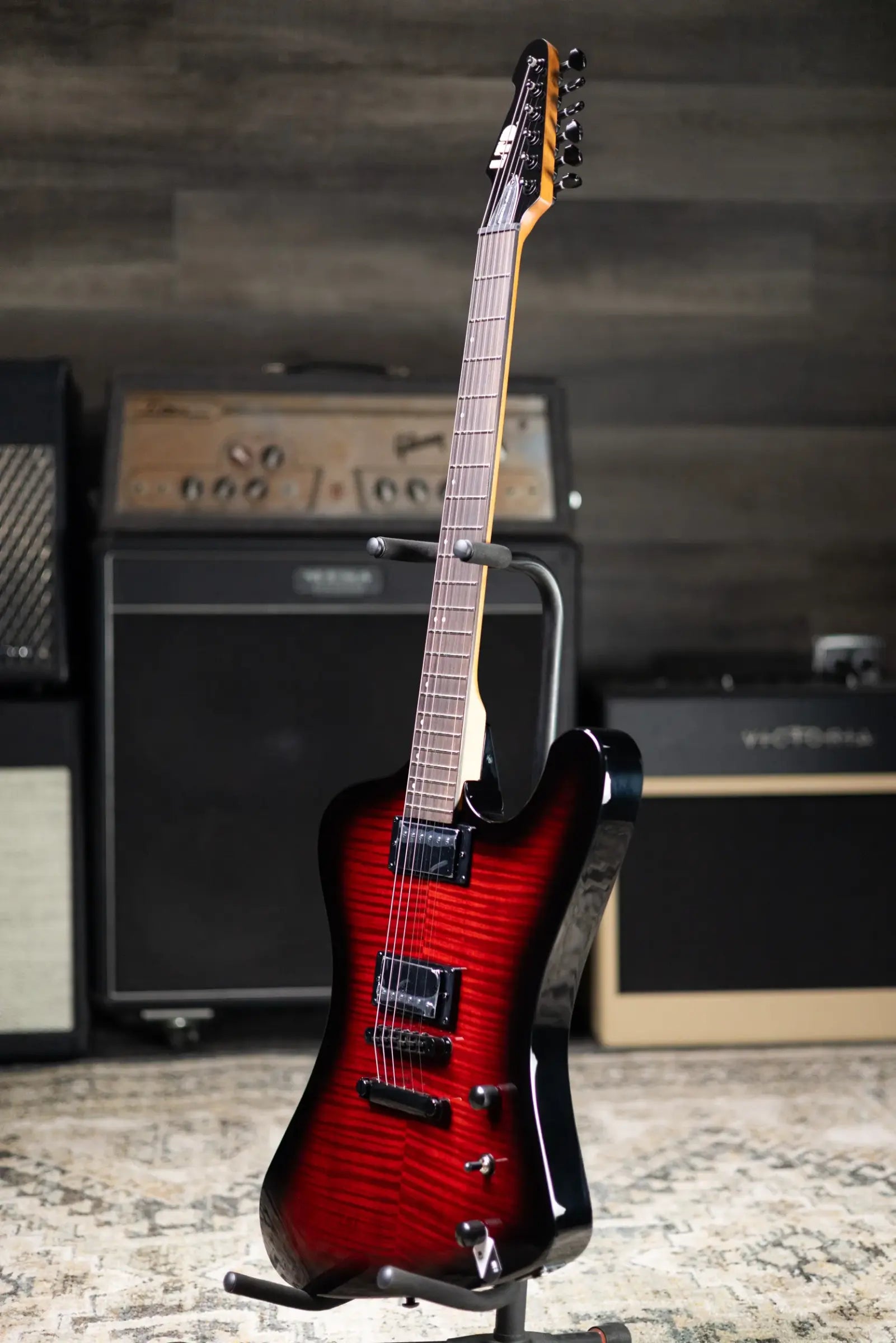 ESP LTD Phoenix-200DX Electric Guitar - Red Burst
